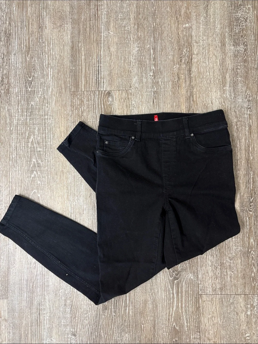 SPANX Black Stretch Skinny Jeans